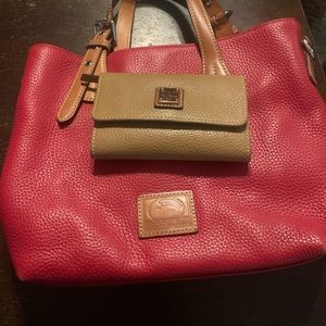 Dooney n Burke purse and wallet